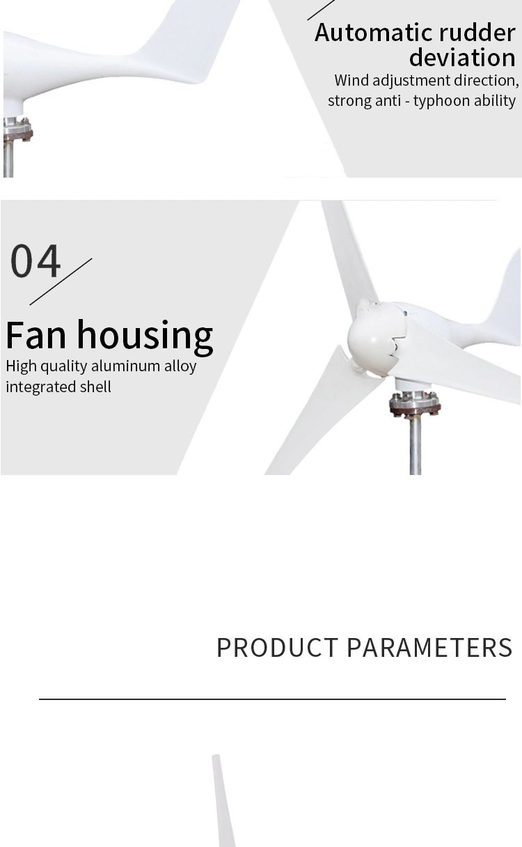 Wholesale Household White 100W 200W 300W Wind Turbine Wind Power Generator Marine Wind Generators